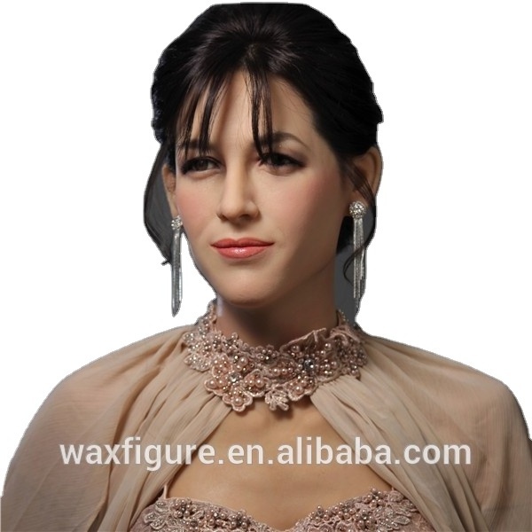 vivid artificial lifelike woman celebrity wax figures for sale