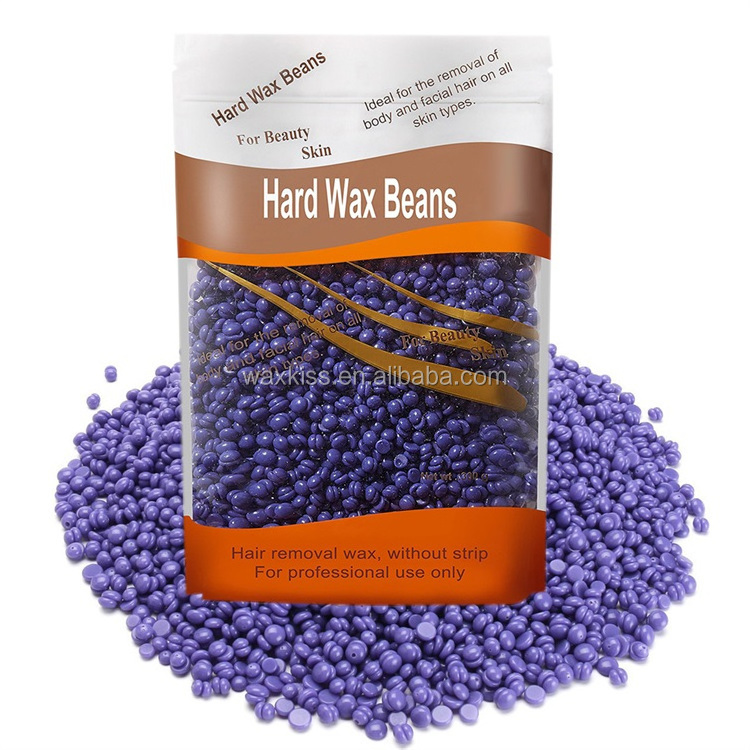 Epilation wax, hair removal wax beans set hard wax beans by WAXKISS for hair removal at home