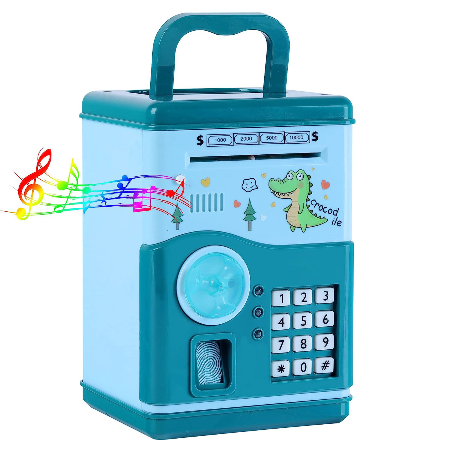 Password Dinosaur Piggy Banks Electronic Money Bank With Light Music Mini ATM Machine Cash Coin Saving Can Toys For Kids