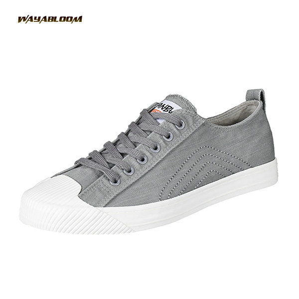 New style low top canvas shoes in autumn men's board shoes old Beijing cloth shoes deodorant canvesshose