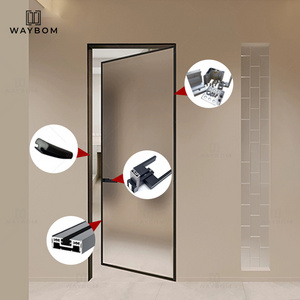 4016 slim perfect system aluminum profile for camper trailer doors casement door swing slim aluminum profile door hinges swing