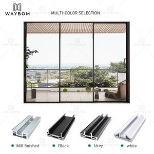 40 slim sliding glass doors Aluminum profile high quality sliding door channels aluminium sliding doors vertical frame