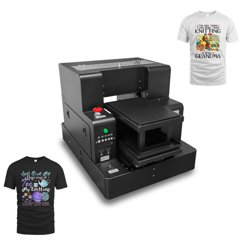 Fabric T-shirt Printer Rainbow A3 Size Digital Fabric DTG Printing Machine T Shirts Printer  high quality wholesale supply