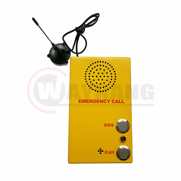 GSM One-click Alarm System with SOS Key Phone & Two-way Talk for Outdoor Public Emergency help & Calling World-widely