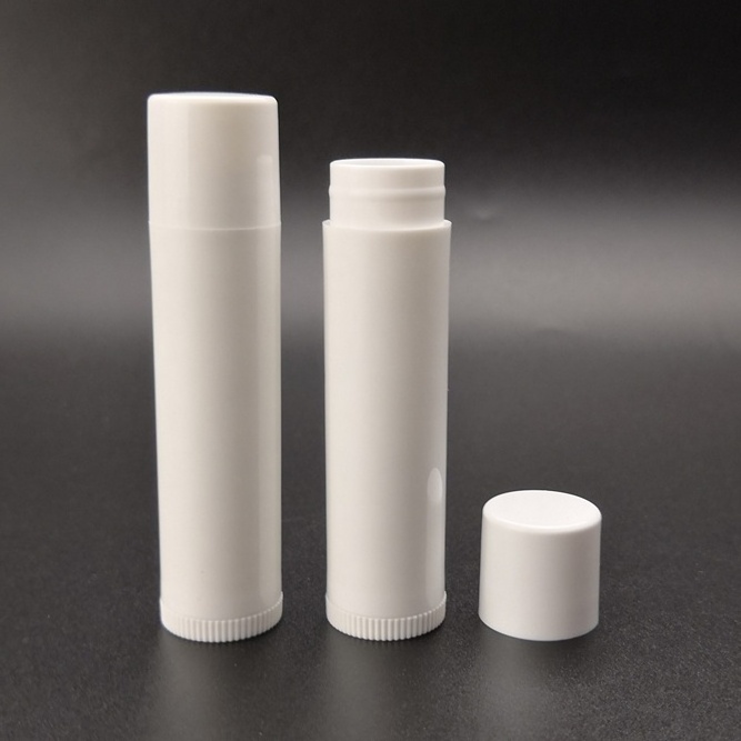 5g Plastic Slim White Chapstick/ Glue Stick Container Tubes