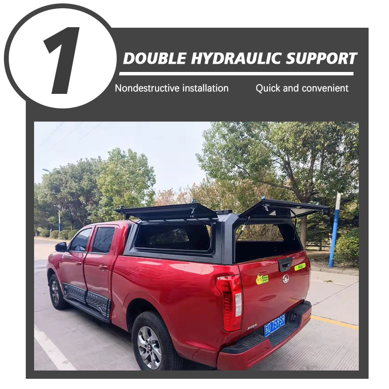 Windows Steel Dual Cab Hardtop 4x4 Pickup Truck Bed Canopy Topper For Ford Ranger Canopy