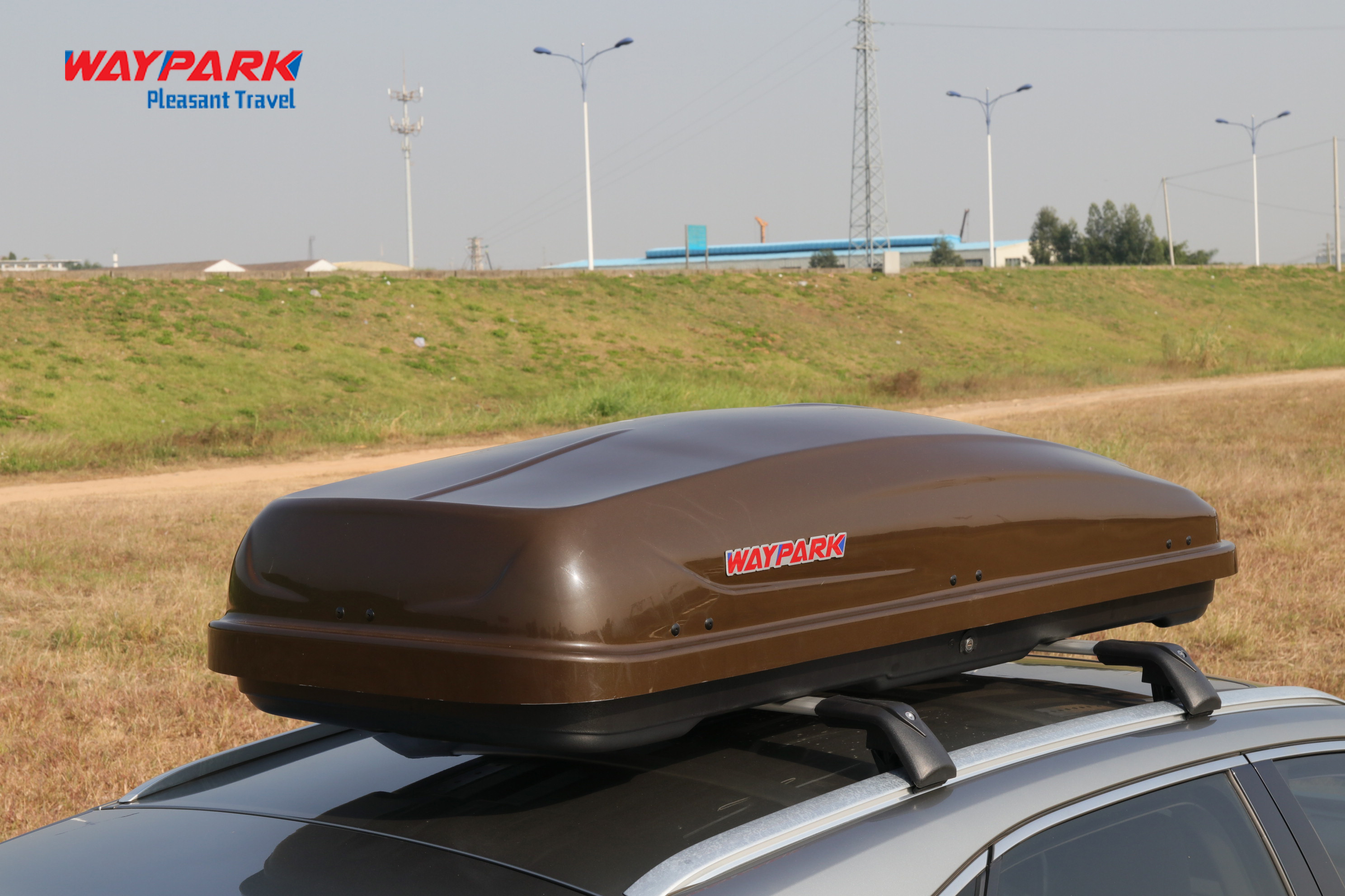 High quality universal ABS material roof luggage rack Suv roof storage box truck roof boot