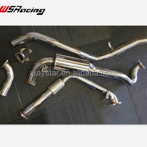 304 stainless steel exhaust system for Landcruiser 80 series 1HDT 1HZ HDJ80 turbo catback