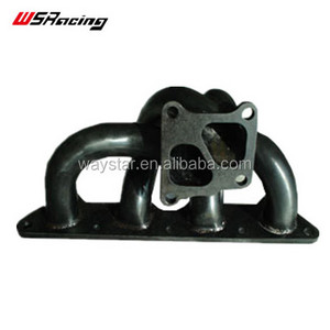 Mild steel Exhaust manifold for Mitsubishi EVO4-9 FOR EVO 4 5 6 FOR EVO 7 8 9