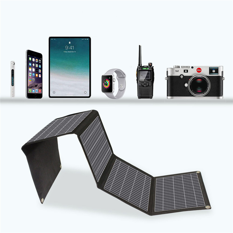 Monocrystalline 14W 21W 28W 60W 100W 200W Solar Power Module Foldable Mico Solar Energy System Photovoltaic Solar Panel