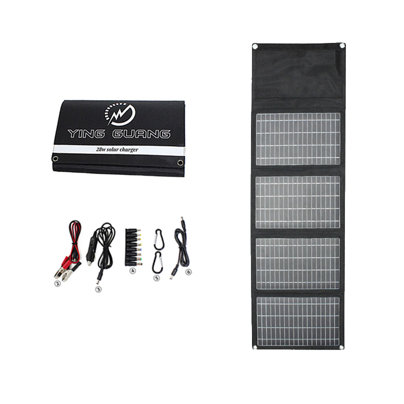 Monocrystalline 14W 21W 28W 60W 100W 200W Solar Power Module Foldable Mico Solar Energy System Photovoltaic Solar Panel