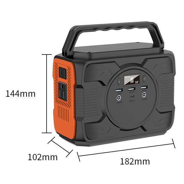 48000Mah Portable Home Solar Energy System Power Supply Emergency Lithium Backup Battery 200W 300W Power Station For Camping