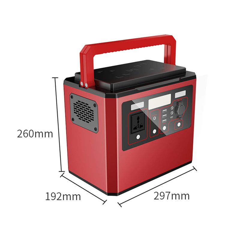 Emergency Rechargeable Lifepo4 Battery Starting Power Supply Portable 1000W Solar Energy Power Pack Wireless Power Station