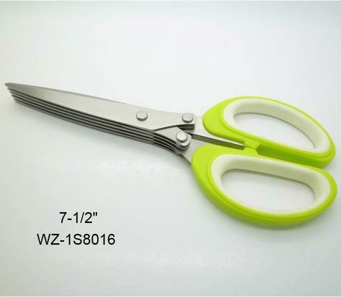 stainless steel material type home use 3 blade paper shredding scissors