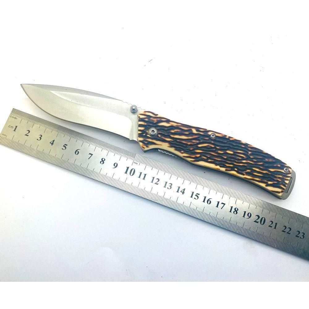 stainless steel material type survival outdoor hunting camping utility folding pocket dive knife