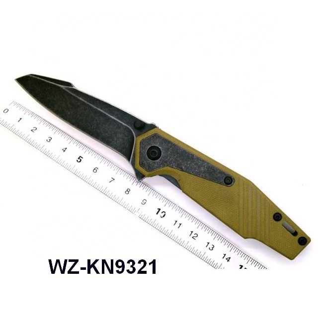 stainless steel material type camping survival utility folding pocket assisted opening tactical knife