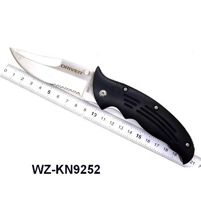 good quality stainless steel material type outdoor utility pocket folding cutter knife