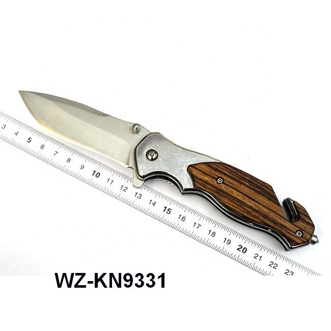 stainless steel material type camping survival utility folding pocket assisted opening tactical knife