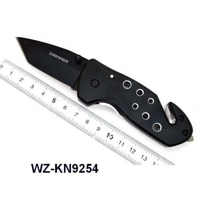 good quality stainless steel material type outdoor utility pocket folding cutter knife