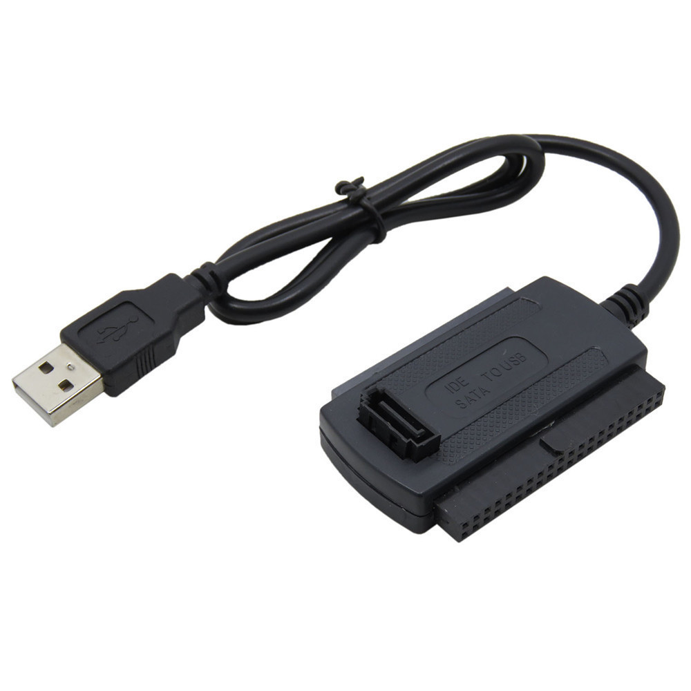 New USB 2.0 to IDE SATA 5.25 S-ATA/2.5/3.5c 480Mb/s Data Interface Adapter Converter cable