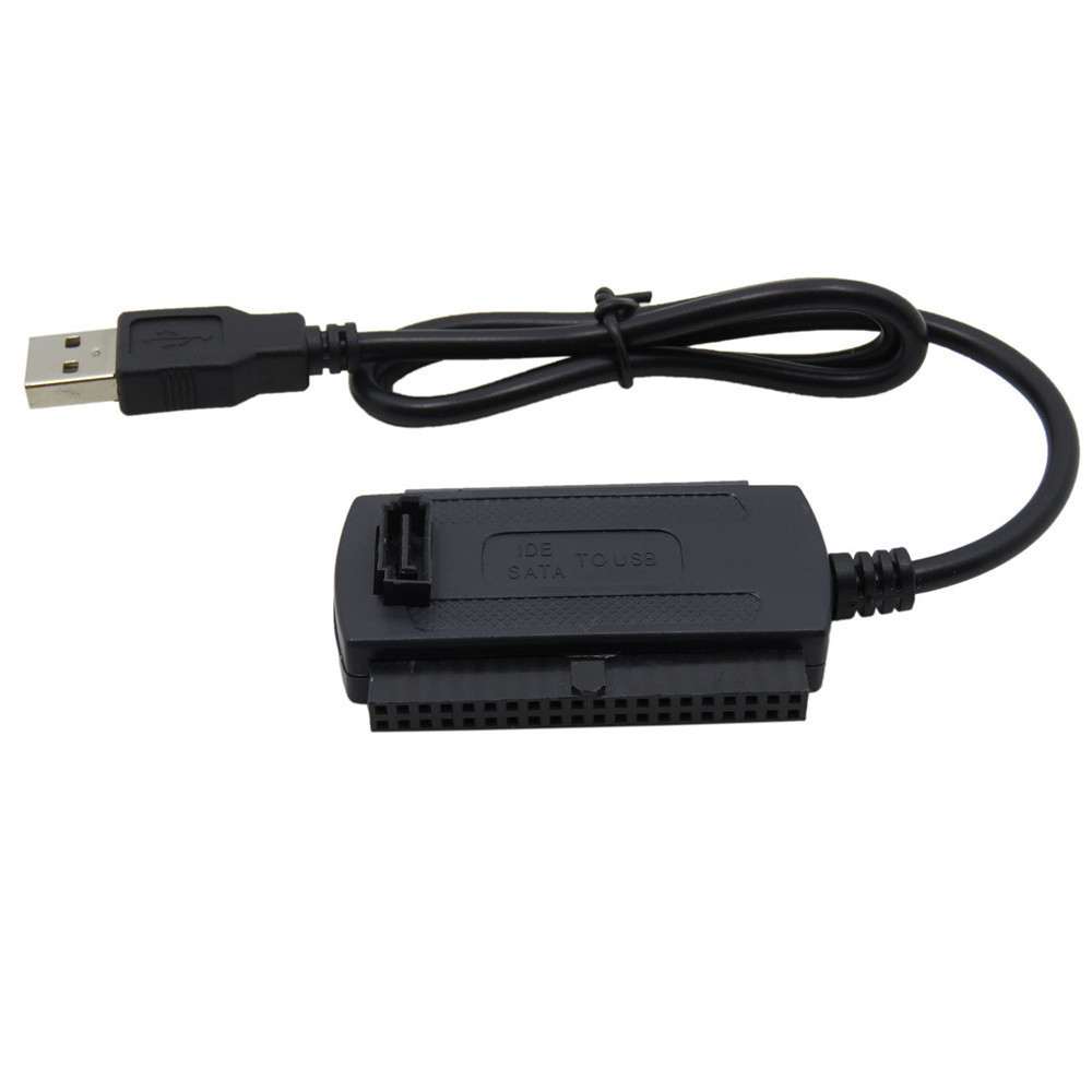 New USB 2.0 to IDE SATA 5.25 S-ATA/2.5/3.5c 480Mb/s Data Interface Adapter Converter cable