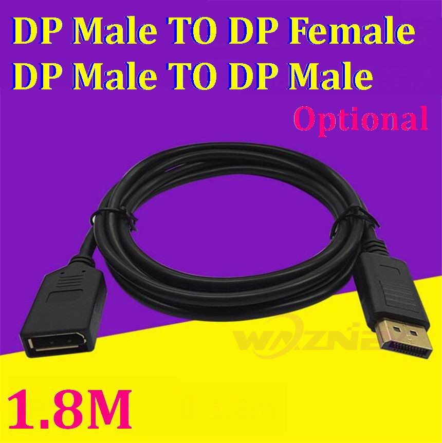 1.8m 3m DP TO DP CABLE Premium Display Port Male To DP Display Port Male Cable Wire Adapter