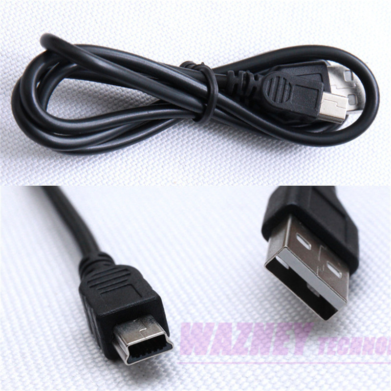 USB 2.0 A Male to 5 Pin Mini USB Data Sync Charging charger Cable for GPS MP3 MP4 Player Digital Camera phone