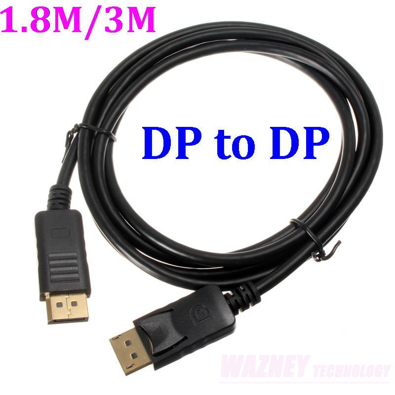 1.8m 3m DP TO DP CABLE Premium Display Port Male To DP Display Port Male Cable Wire Adapter