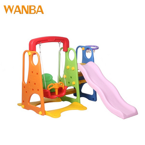 Indoor Baby Swing Proper Price High Quality Children Baby Indoor Slide And Swing Set