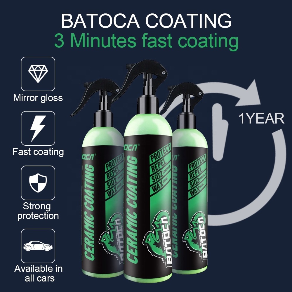 250ml Ceramic Car Coating 9H Nano Polish Spray Hydrophobic Liquid Glass Crystal Car Coating