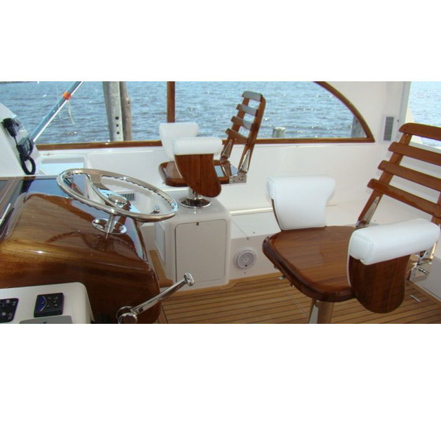 Yacht Teak Helm Chair