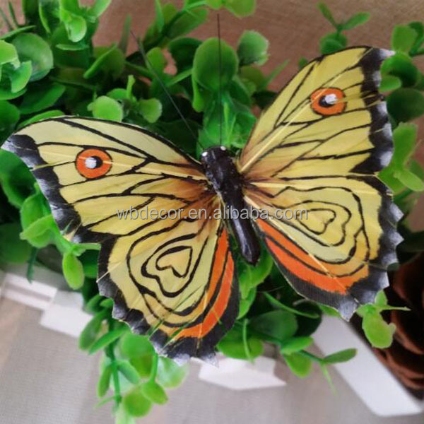 Vibrant Colored Artificial Monarch Butterflies for Crafting , Creating and Embellishing