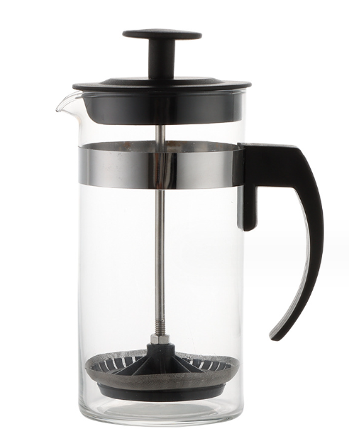 350ml 600ml 800ml  Coffee Tea Sets French Press  Black Heat-resistant Borosilicate Glass French Press Coffee Maker