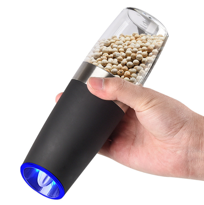 Battery operated adjustable stainless steel salt and pepper mill electric pepper grinder mills