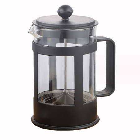 350ml 600ml 800ml  Coffee Tea Sets French Press  Black Heat-resistant Borosilicate Glass French Press Coffee Maker