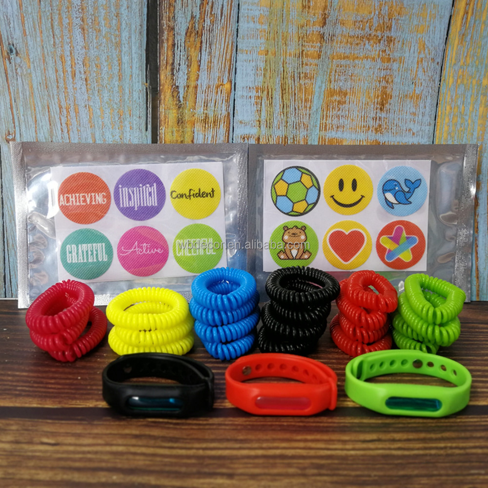 2018 Wholesale Mosquito Repellent Bracelet EVA Eco-friendly Non-toxic Repellent Bracelet MOSQUITOES Mosquito Repeller All-season