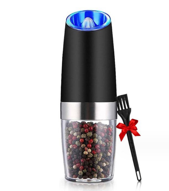 Battery operated adjustable stainless steel salt and pepper mill electric pepper grinder mills