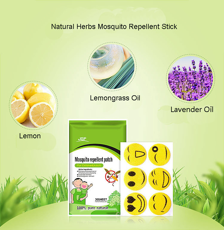 2017 New design Baby Natural 100% Essential Oil Mosquito Repellent Stick/Patch