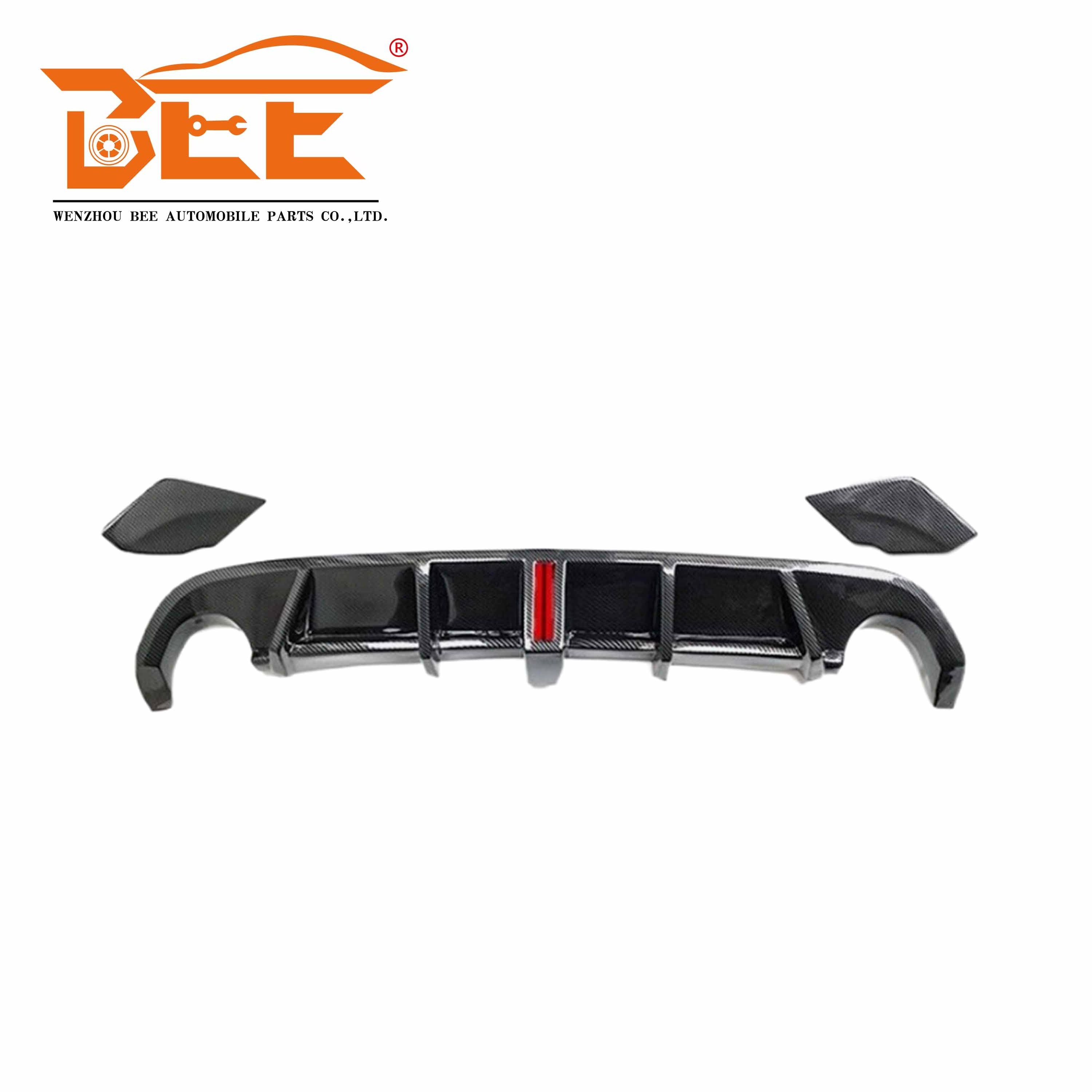 Rear Diffuser Bumper for Volkswagen Golf MK6 GTI 2008-2013 Car Body Kit