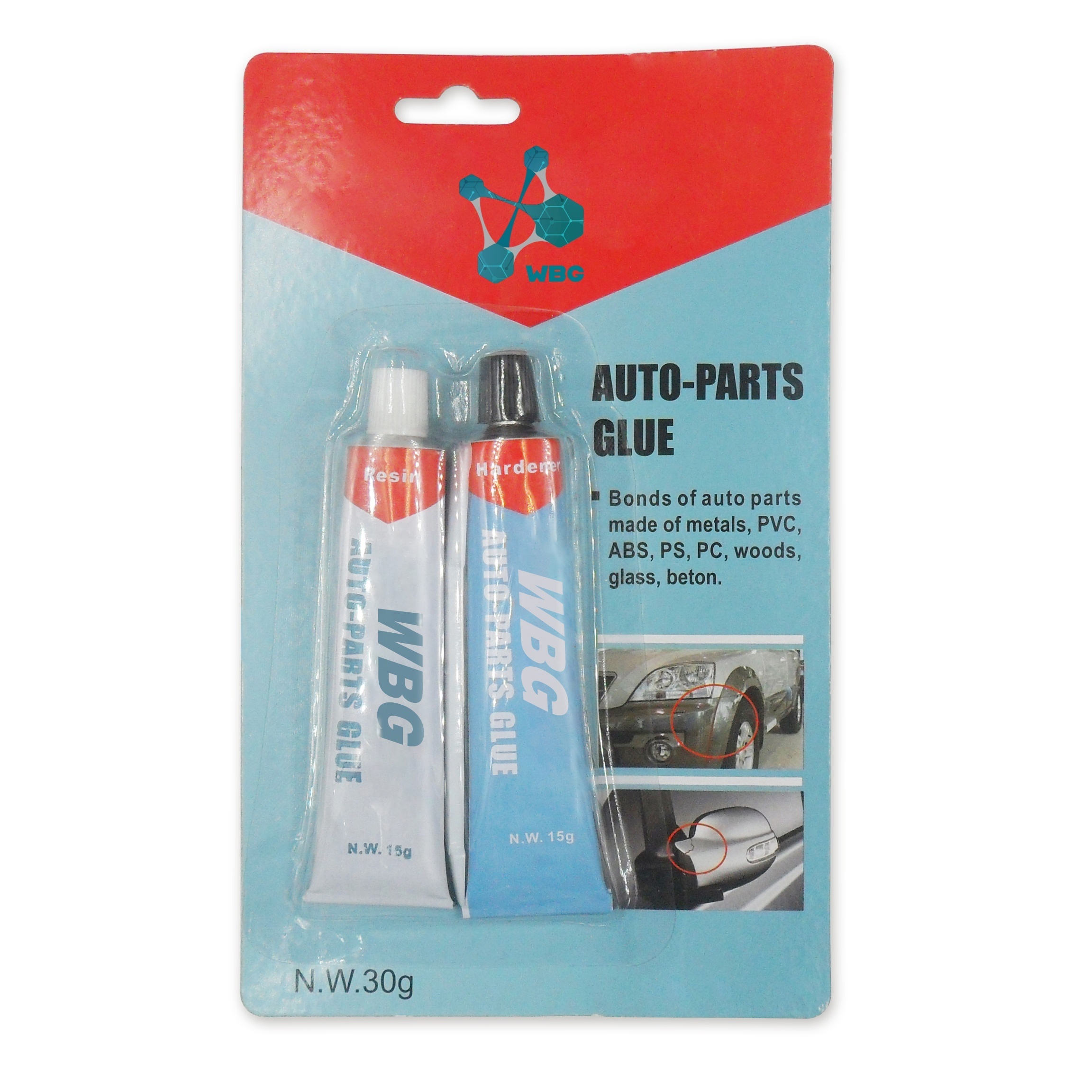 Auto Parts Clear Epoxy Adhesive AB Compositive Epoxy Resin Glue for Automotive Marine Plumbing Crafts Metal Plastic Repairs