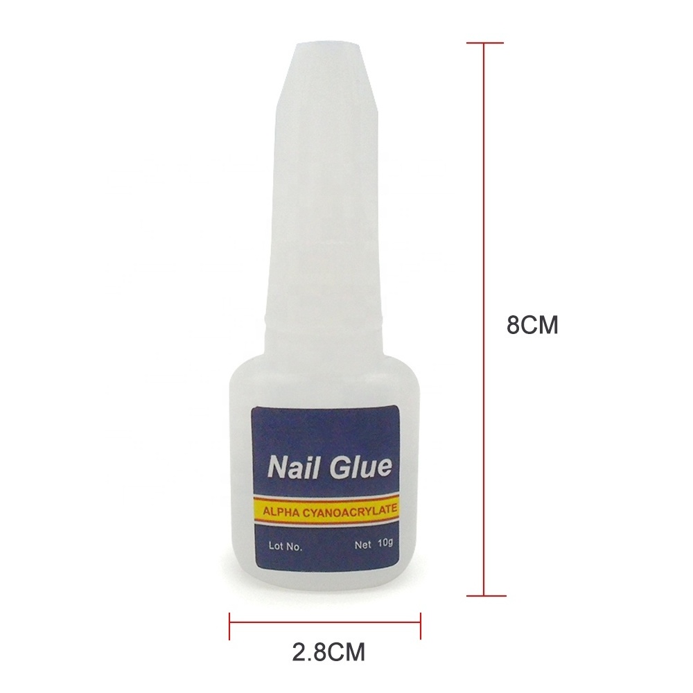 WBG Wholesale False Nail Art Glue Brush On Glue for Nail