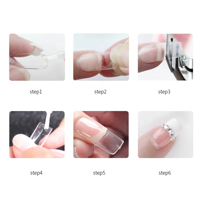 WBG Wholesale False Nail Art Glue Brush On Glue for Nail