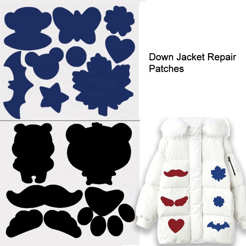 Down Jacket Repair Patches (Self-Adhesive) Nylon Jacket Repair Patch