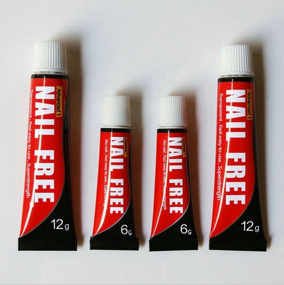 Small Project Glass Silicone Glue Polymer Metal Nail Free Adhesive Sealant Fix Waterproof Quick Drying Glue