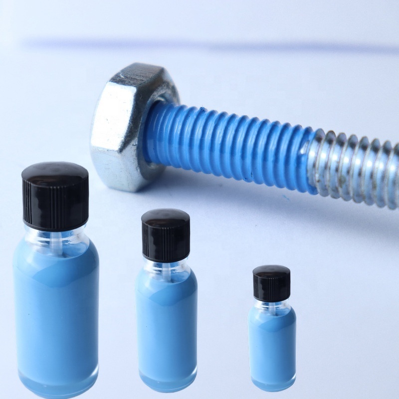 WBG Medium High-strength Pre-coated Anti-corrosion High Temperature Resistant Blue Screw Glue Metal Plastic Threadlocker Glue