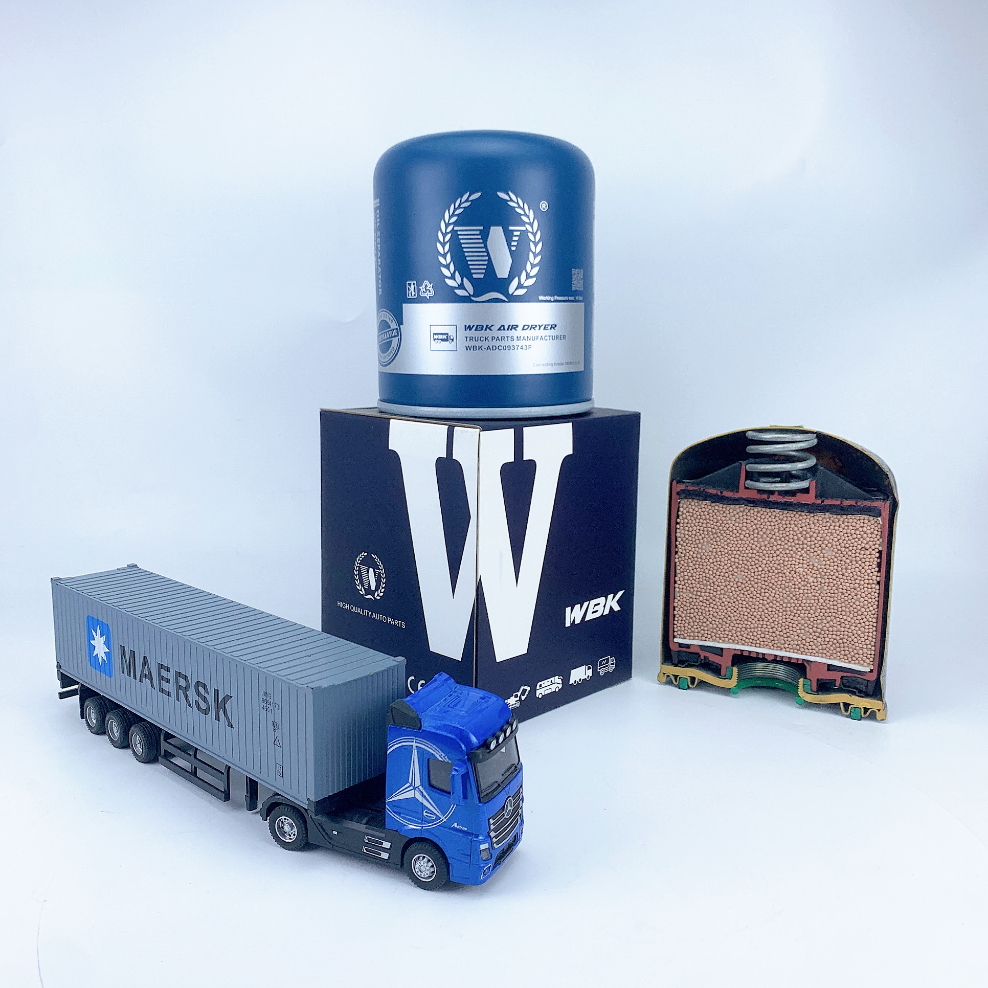 WBK   Factory NEW Air Dryer Cartridge M41X2 OE quality Actros Mp5  A0004292197  for Mercedes Benz