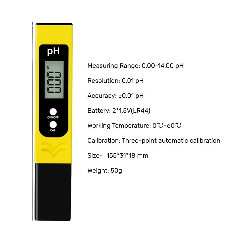 Top quality water testing kits for drinking water TDS meter digital water tester PH meter digital PH TDS meter