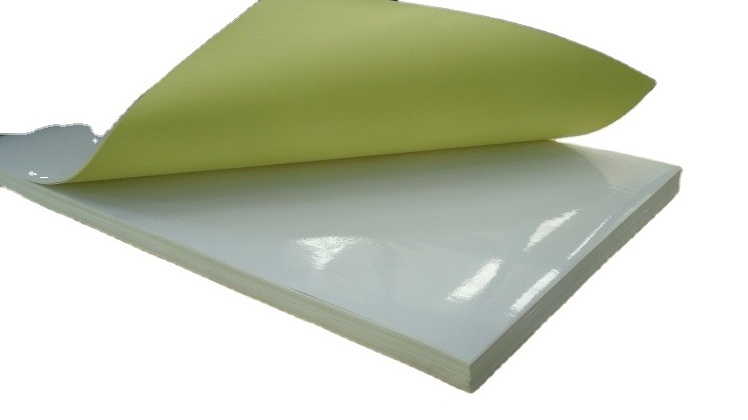 cast coated self adhesive paper