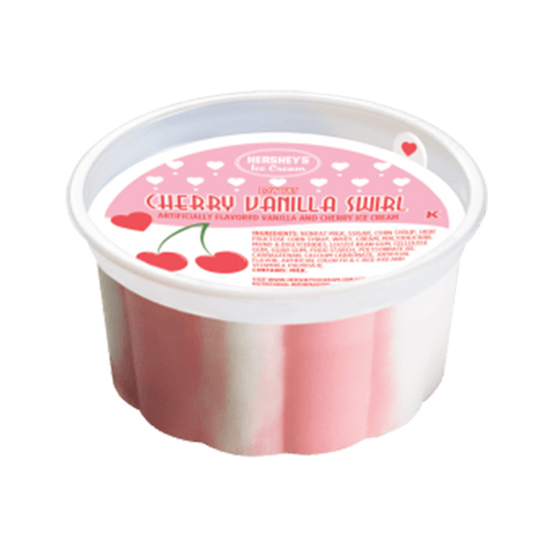 Custom printing low temperature resistant ice cream container freezer sticker label