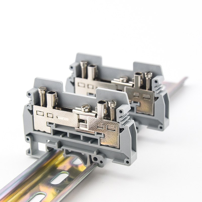 odm wear resistance Solder WURTKS 10mm single row feed through blocks terminal block din rail